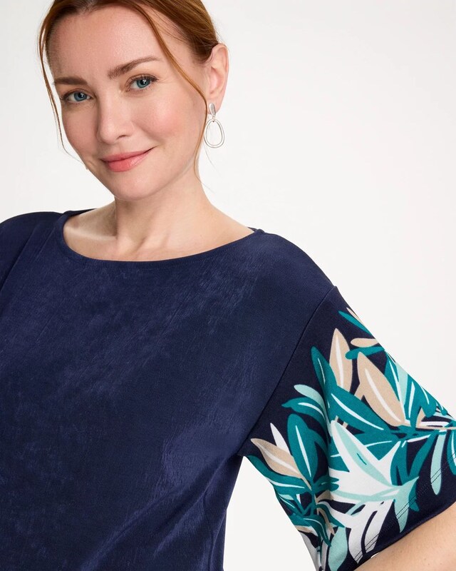 Travelers Printed Kimono Sleeve Top - image 4